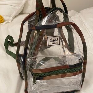 Hershel clear cami trim backpack